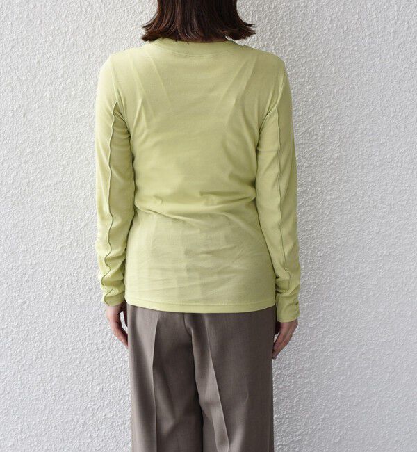 SHIPS Colors 「SHIPS Colors:〈手洗い可能〉シアー ドライ タッチ インナー TEE」|Tシャツ・カットソー|