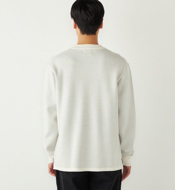 SHIPS Colors 「SHIPS Colors:〈洗濯機可能〉クリーミー ロゴ クルーネック ニット」|ニット・セーター|