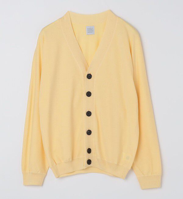 SHIPS「GP/GS/GP: ドルマン スリーブ ニット カーディガン」|カーディガン|ライトイエロー