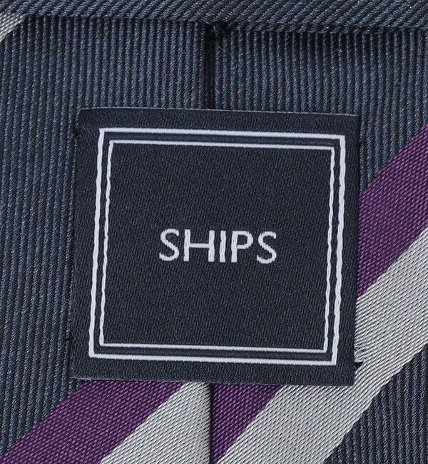 SHIPS「SHIPS: シルク レギュラー ストライプ ネクタイ」|ネクタイ・蝶ネクタイ|