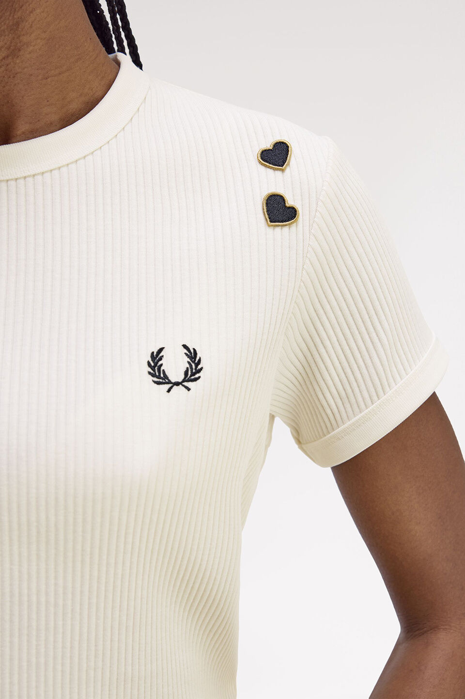 FRED PERRY 「Amy Winehouse Ribbed T-Shirt」|Tシャツ・カットソー|