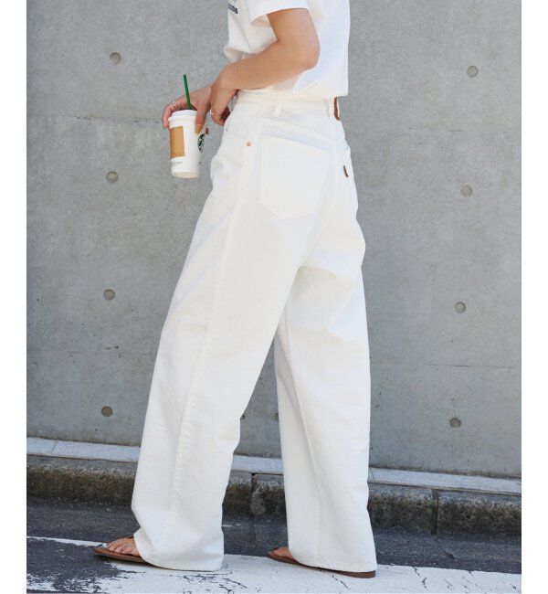 OUTDOOR PRODUCTS Usual Things「追加3 ULTライトデニムハイライズルーズ5PKT」|デニム|