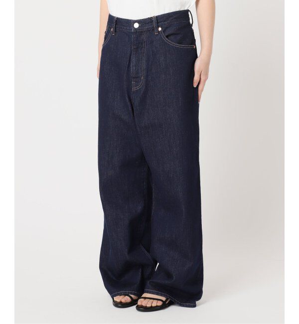 OUTDOOR PRODUCTS Usual Things「追加3 ULTライトデニムハイライズルーズ5PKT」|デニム|