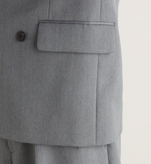 Edition「ウールモヘヤピークドラペルダブルジャケット」|テーラードジャケット|