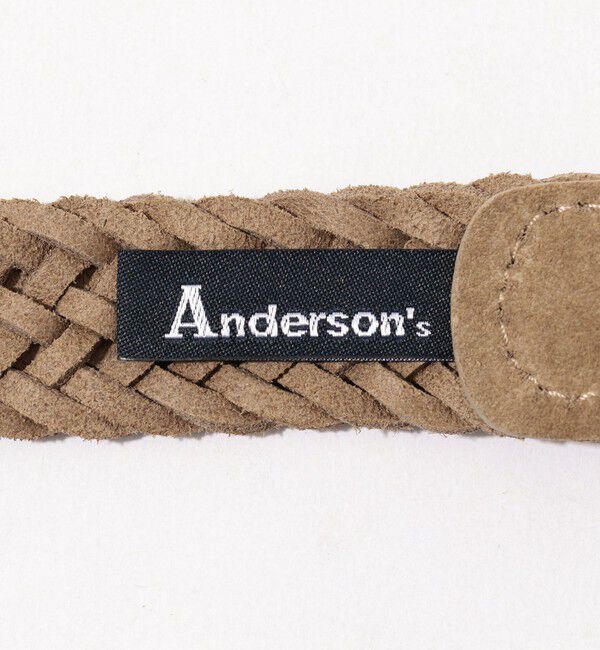 TOMORROWLAND GOODS「Anderson&rsquo;ｓスエードメッシュベルト」|ベルト|