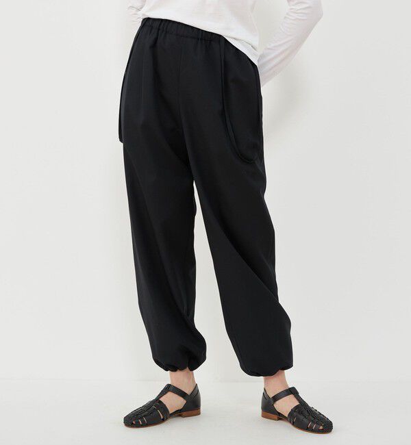 GALERIE VIE「ウォッシャブルギャバイージーパンツ」|チノ|