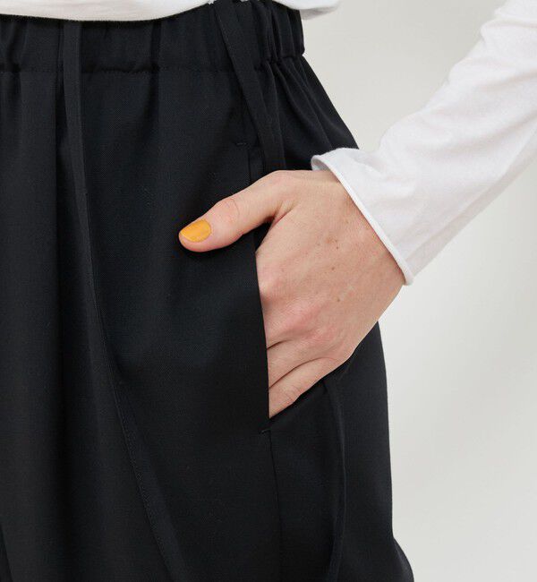 GALERIE VIE「ウォッシャブルギャバイージーパンツ」|チノ|