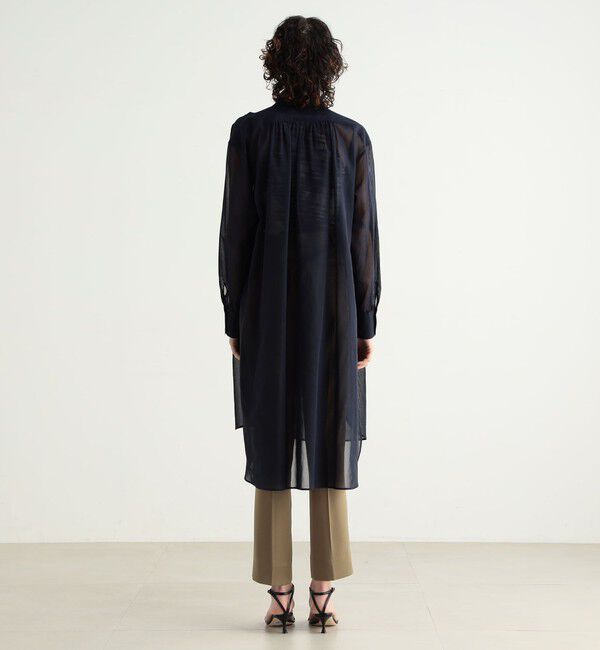 BACCA「コットンボイル ボリュームシャツドレス」|ワンピース|