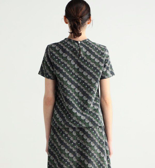 BACCA「スケールプリント ラメカットソー」|Tシャツ・カットソー|