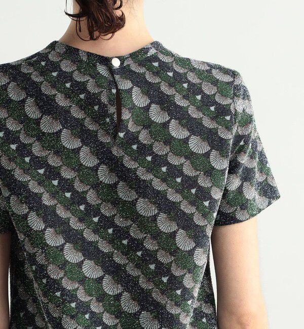 BACCA「スケールプリント ラメカットソー」|Tシャツ・カットソー|