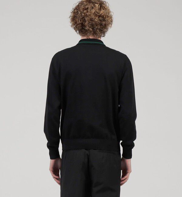 CABaN「CABaN コットン ポロカラープルオーバー」|ニット・セーター|