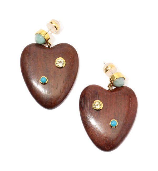 TOMORROWLAND GOODS「LIZZIE FORTUNATO TAMARIND HEART ピアス」|ピアス|