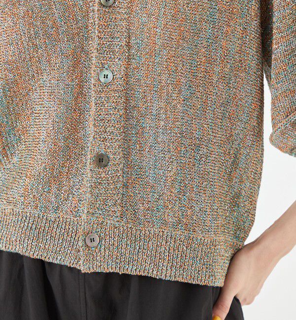 MACPHEE「ルレックスミックス Vネックカーディガン」|カーディガン|