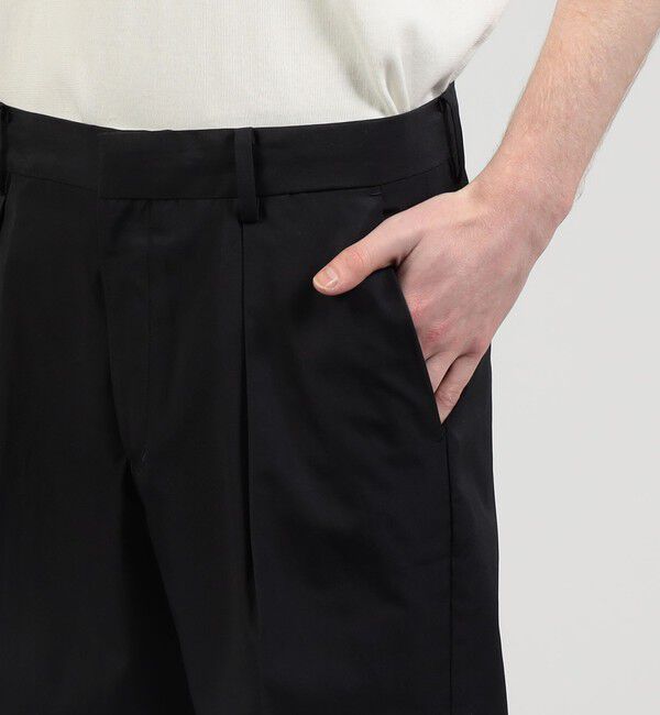 TOMORROWLAND MENS「コットントロピカル 1タックパンツ」|チノ|