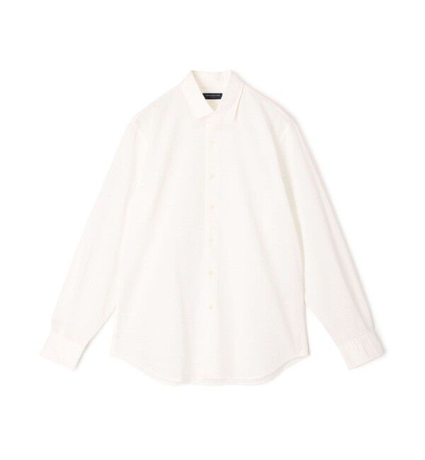 TOMORROWLAND MENS「コットンシアサッカー セミワイドカラーシャツ」|シャツ・ブラウス|11 ホワイト