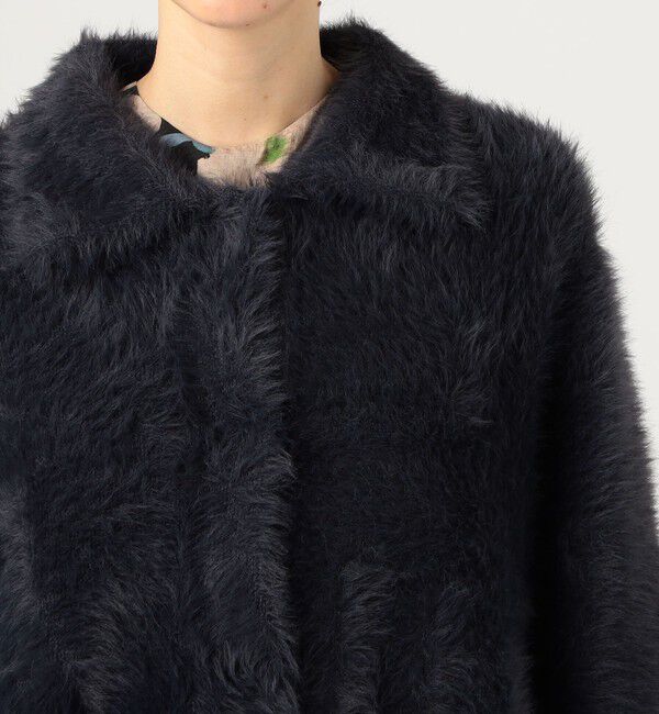 Ballsey「フェザーヤーン ステンカラーカーディガン」|カーディガン|