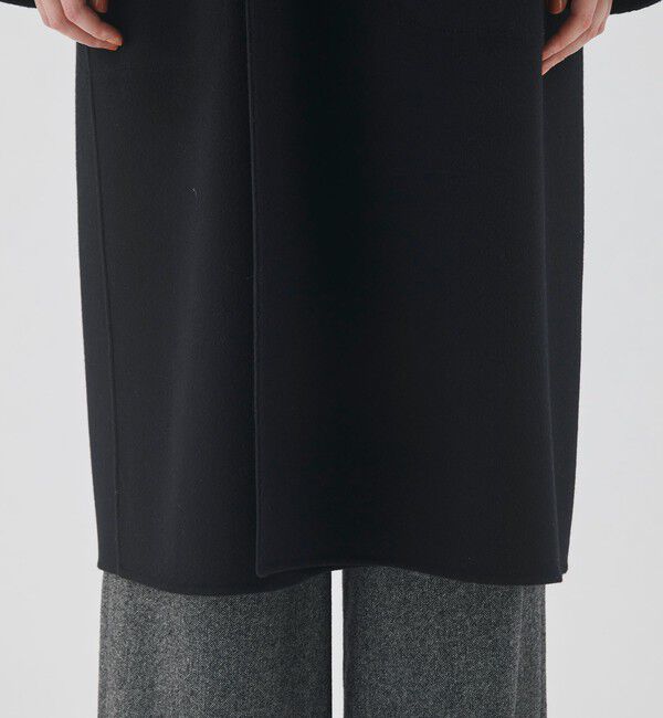GALERIE VIE「ダブルフェイス ロングコート」|チェスターコート|