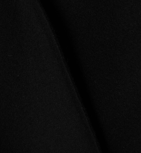 DES PRES「ライトダブルフェイスシャギー ストール付きコート」|ノーカラーコート|