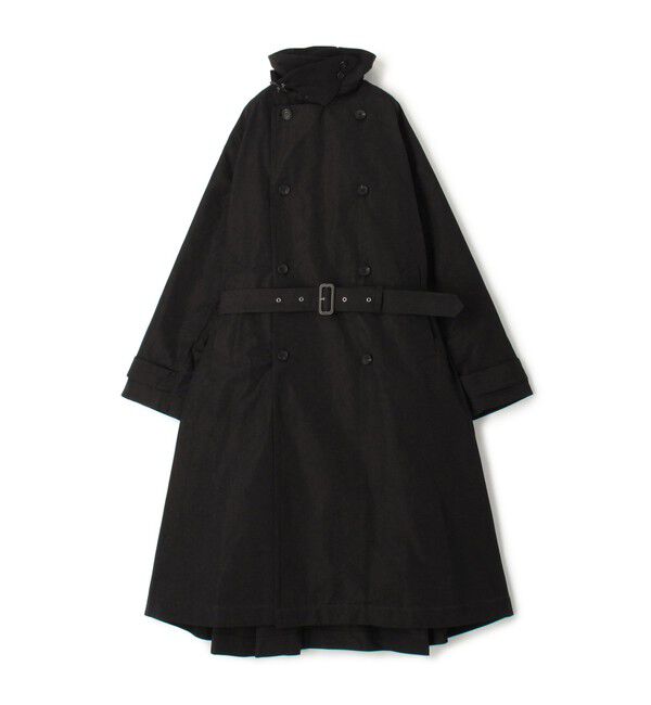 TOMORROWLAND GOODS「HAVERSACK ロングトレンチコート」|トレンチコート|49 ダークブラウン