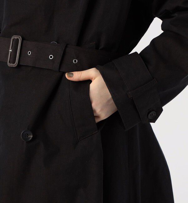 TOMORROWLAND GOODS「HAVERSACK ロングトレンチコート」|トレンチコート|