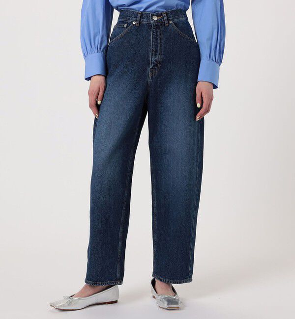 MACPHEE「コットンデニム コクーンテーパードパンツ」|デニム|