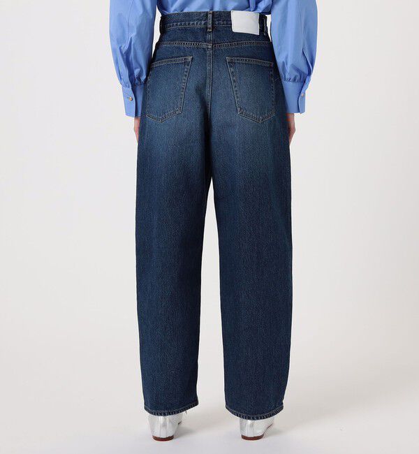 MACPHEE「コットンデニム コクーンテーパードパンツ」|デニム|