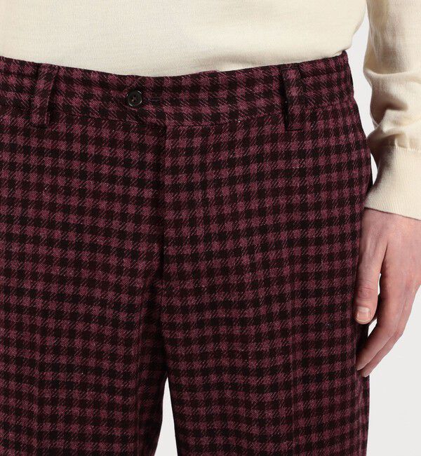 TOMORROWLAND BUYING WEAR「PT TRINO Rebel Fit ウールシルクリネン ノープリーツスラックス」|スラックス|