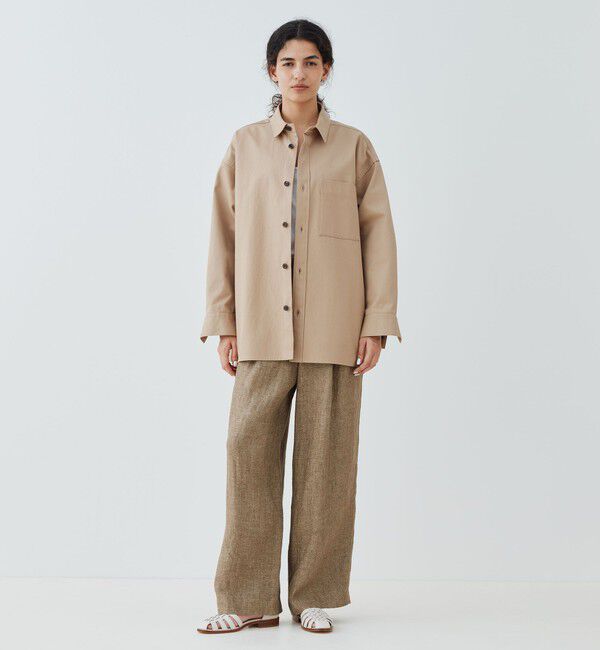 GALERIE VIE「グリッターリネン ツータックパンツ」|その他|