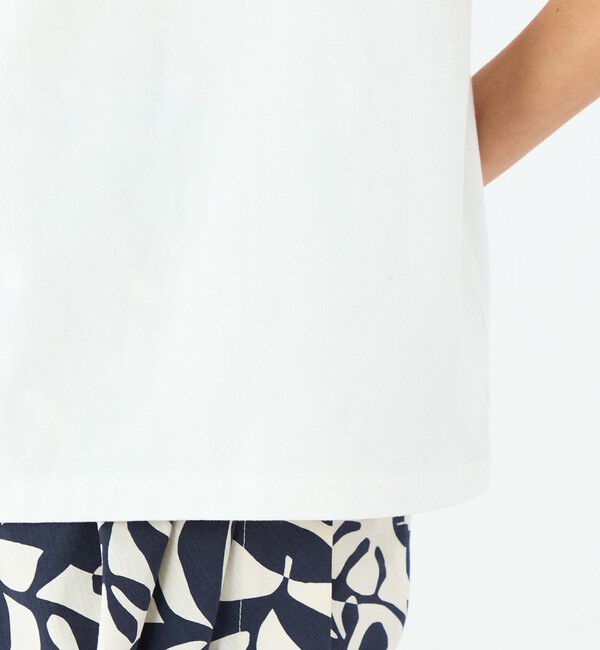 MACPHEE「ジャージーステッチ キャップスリーブプルオーバー」|Tシャツ・カットソー|