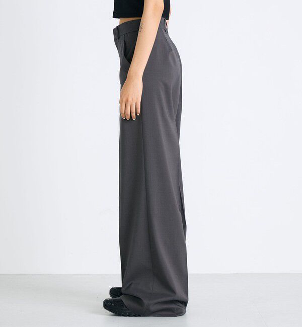 Edition「ウールライク スラックス」|スラックス|