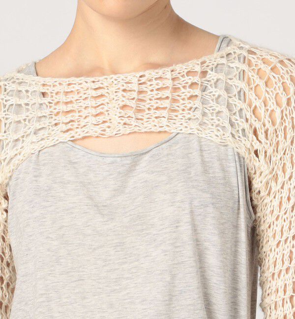 TOMORROWLAND GOODS「MAYDI LUZ バンブー スリーブニット」|ニット・セーター|