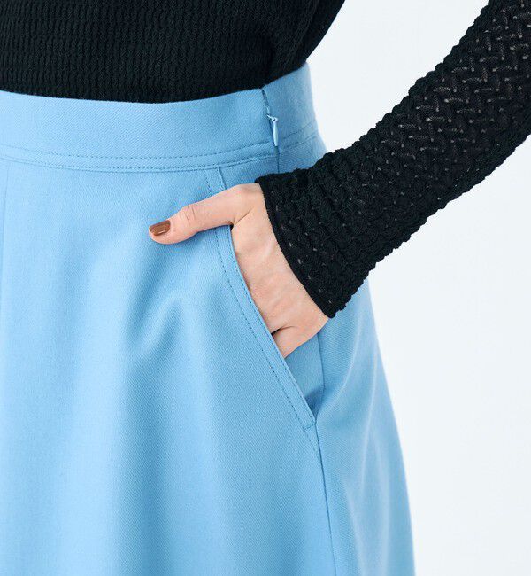 Ballsey「ミリングツイル サーキュラースカート」|フレア|