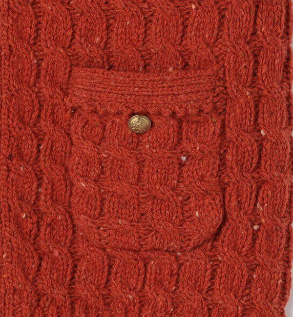 CABaN「ウールネップ ケーブルニットベスト」|ベスト・ジレ|