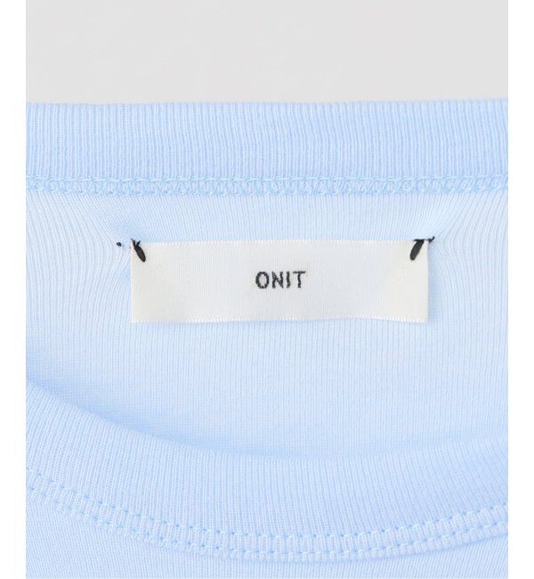  「ONIT COTTON RIB POCKET T-SHIRT 25SSON180：Tシャツ」|Tシャツ・カットソー|