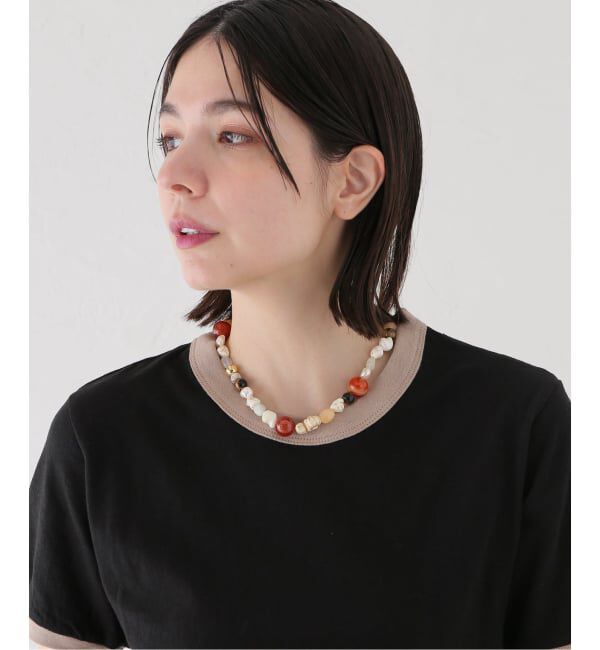  「ANNI LU SEASIDE CARMEL CREAM ネックレス」|ネックレス|