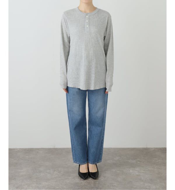  「HANES HENLEY NECK LONG SLEEVE HM4-Q502：カットソー」|Tシャツ・カットソー|