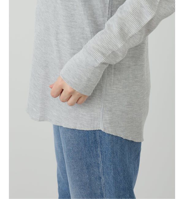  「HANES HENLEY NECK LONG SLEEVE HM4-Q502：カットソー」|Tシャツ・カットソー|