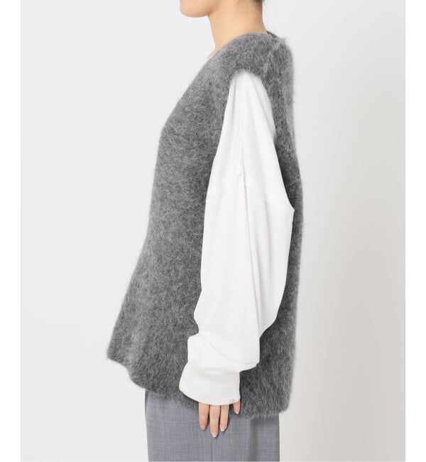  「&ldquo;O&rdquo; SHAGGY KNIT：ベスト」|ニット・セーター|