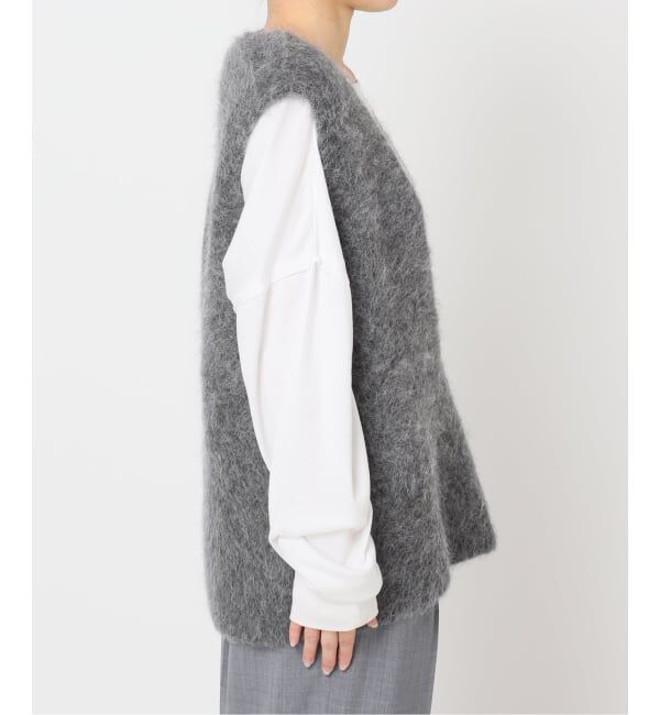  「&ldquo;O&rdquo; SHAGGY KNIT：ベスト」|ニット・セーター|