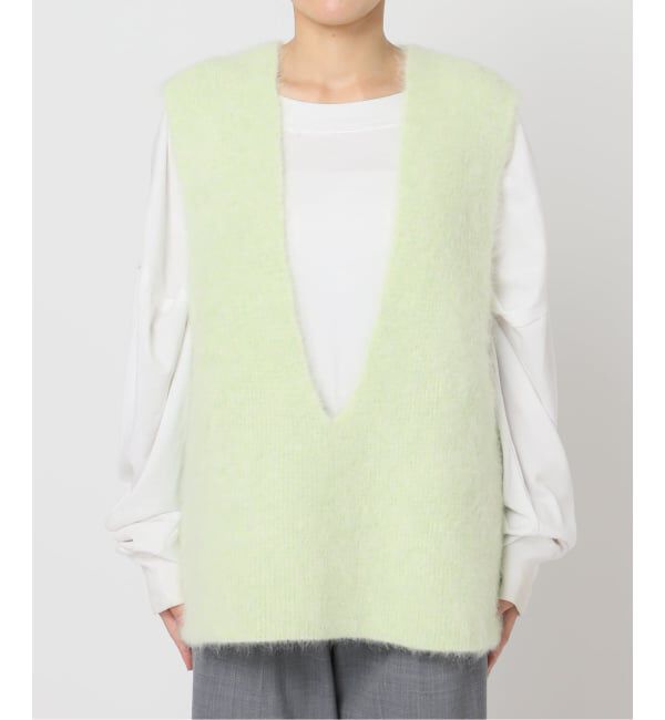  「&ldquo;O&rdquo; SHAGGY KNIT：ベスト」|ニット・セーター|