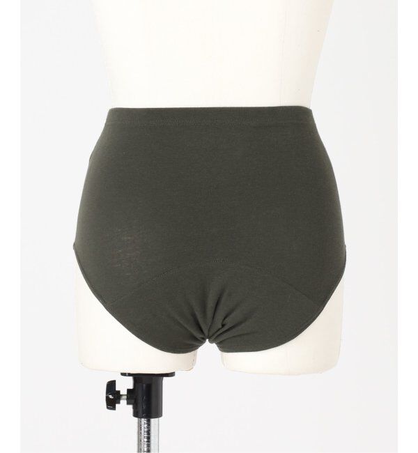 EMILYWEEK「【RESET】オーガニックコットン混 吸水ショーツ（グレー、グリーン）」|インナー|