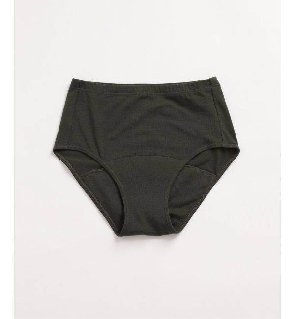EMILYWEEK「【RESET】オーガニックコットン混 吸水ショーツ（グレー、グリーン）」|インナー|
