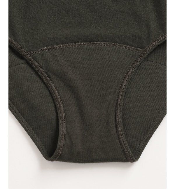 EMILYWEEK「【RESET】オーガニックコットン混 吸水ショーツ（グレー、グリーン）」|インナー|