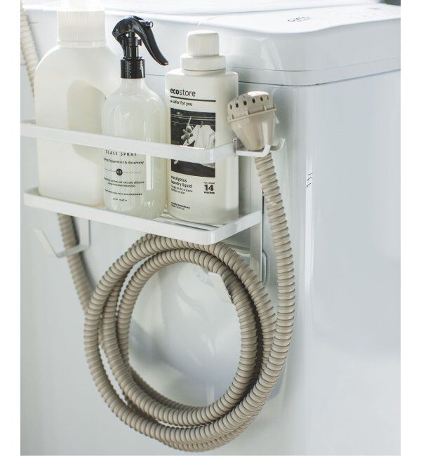 journal standard Furniture「《WEB限定》【tower/タワー】ホースホルダー付き洗濯機横マグネットラック」|その他|