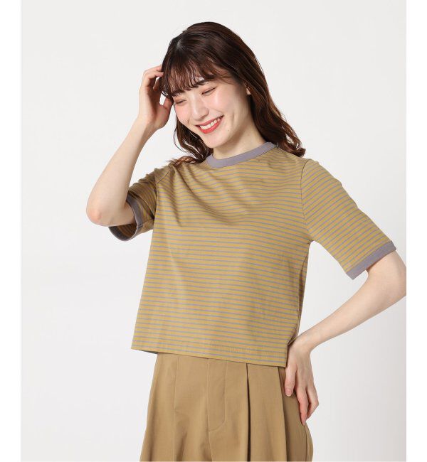 JOINT WORKS「【COMMRE/コムル】アソート柄コンパクトTシャツ」|Tシャツ・カットソー|イエロー B