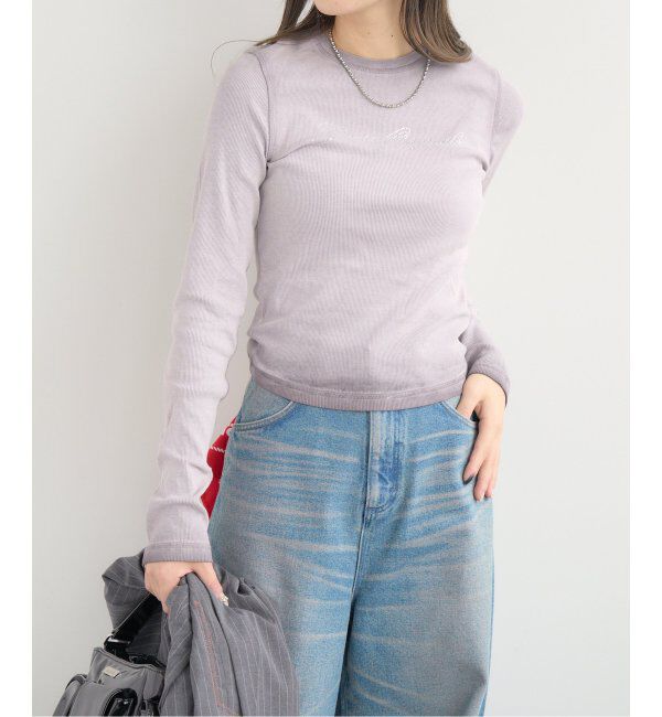 JOINT WORKS「GUESS/ゲス GO RHINESTONE LONG SLEEVE TOP」|Tシャツ・カットソー|