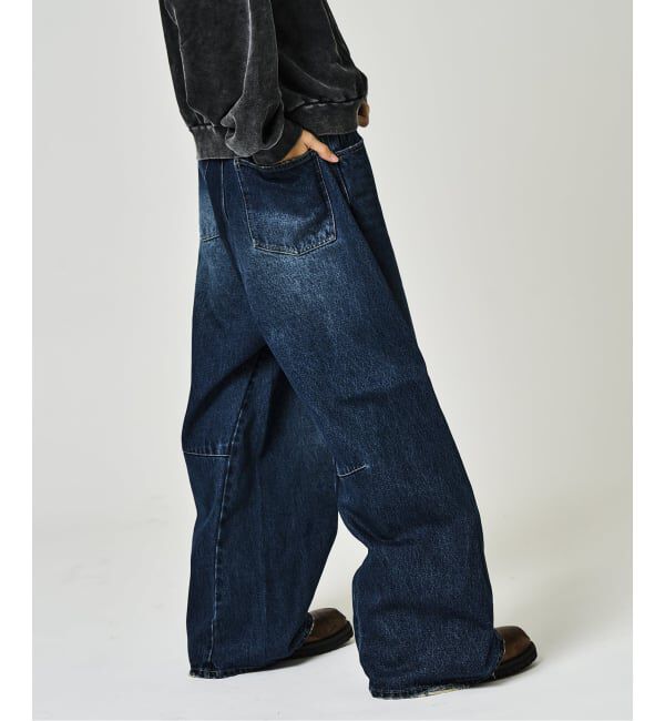 JOINT WORKS「J 3D ツイストバギーパンツ」|デニム|