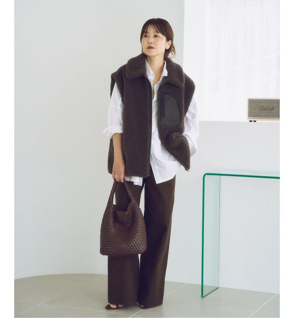 Plage「lesTendre boa ベスト」|ダウンベスト・ベスト|