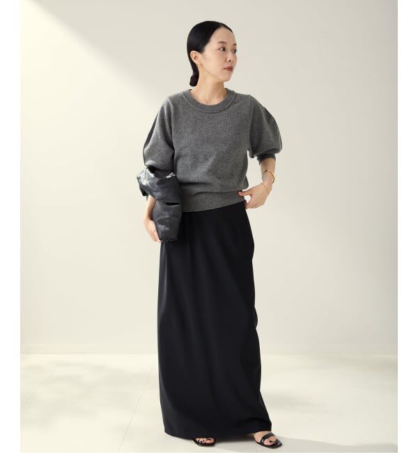 Plage「R&rsquo;IAM ハーフスリーブパフニット」|ニット・セーター|