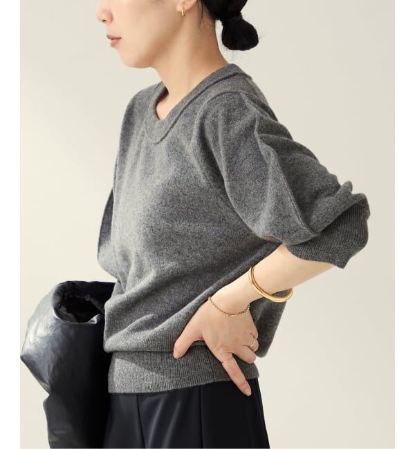 Plage「R&rsquo;IAM ハーフスリーブパフニット」|ニット・セーター|